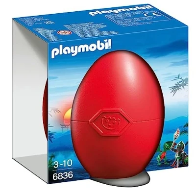 Image of Playmobil 6836 Dragon Warrior Gift Egg, Fun Imaginative Role Play, PlaySets Suitable for Children Ages 4+