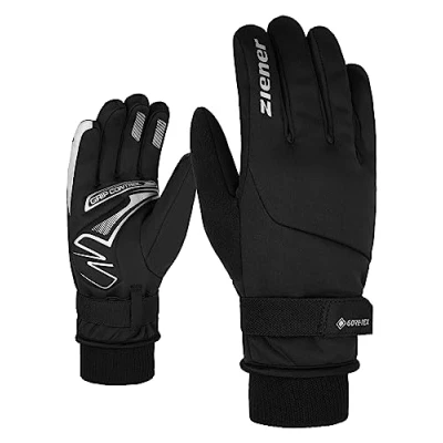 Image of Ziener Smu 18 bike 199 Gtx(r) Cycling/Outdoor/Functional Gloves Waterproof/Breathable, Unisex, 808400, Black, 7.5 (EU)
