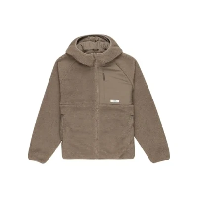 Image of Element Wolfe Reversible Sherpa Jacket Men M Beige.
