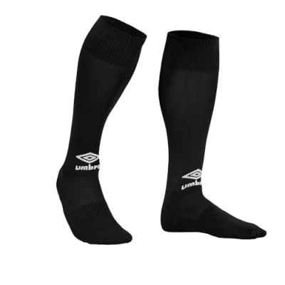 Image of Umbro Joy Junior Kids Football Socks, 99286I 001_30 / 32, Black, 30/32