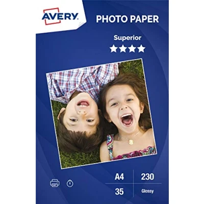 Image of Avery 2497 Photo Paper A4 Gloss 230 g/m² 35 Sheets