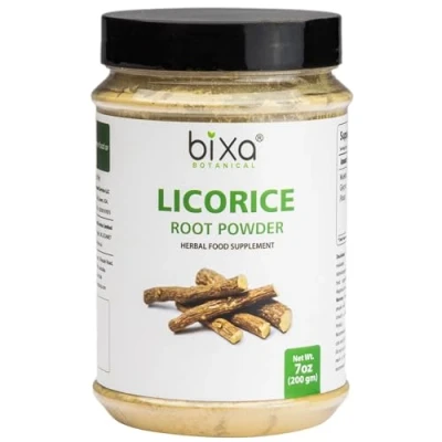 Image of Licorice Root Powder (Glycyrrhiza glabra/Mulethi), Effective in Hyperacidity &amp; Sore Throat Pack of 1