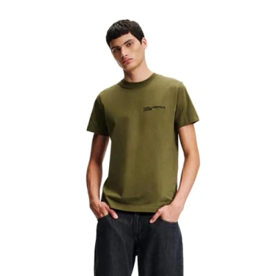 Image of Karl Lagerfeld Jeans Basic Tshirt, Men&#039;s, Size: Small, Ivy green