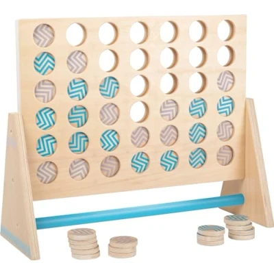Image of Small Foot Four in a Row XXL Active, Made of Wood, FSC 100% Certified, Game Classic Huge, 12031, Multicoloured