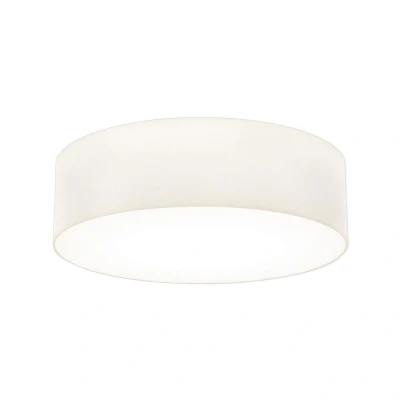 Image of Cambria 580 White Fabric Ceiling Light Astro