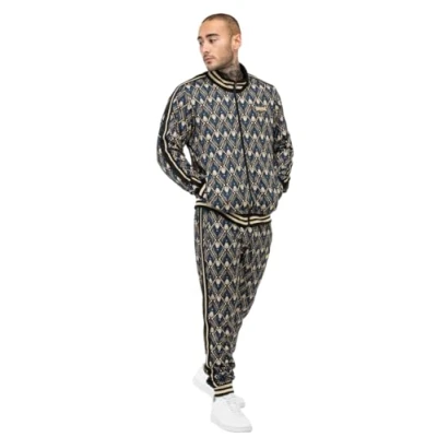 Image of Lonsdale Men&#039;s rendale Tracksuit, Multicoloured, XL