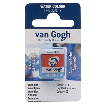 Image of Van Gogh Aquarellfarbe, Zinnober, 1 2 Napf [Spielzeug]