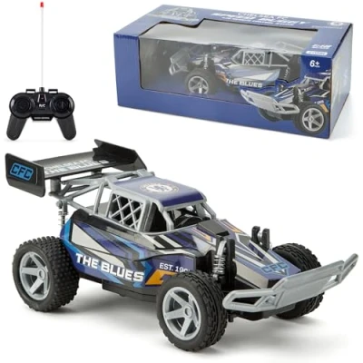 Image of Chelsea FC Remote Control RC Buggy 1:18 Officially Licensed, Ideal for Blues Enthusiasts, Fun Kids &amp; Adults