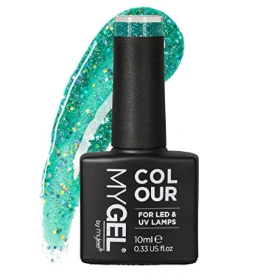 Image of Mylee Gel Nail Polish 10ml [Genie in a bottle] UV/LED Soak Off Art Manicure Pedicure for Professional, Salon &amp; Home Use [Bold Glitters Range] Long Lasting Easy to Apply