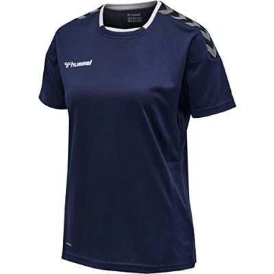 Image of hummel Women&#039;s Hmlauthentic Poly Jersey Woman S/S Marine