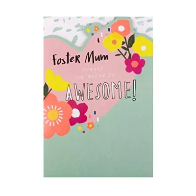 Image of Hallmark Mother&#039;s Day Card for Foster Mum from Embossed Text Design