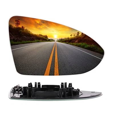 Image of GSRECY Right Side for Golf MK7 2013 2020 Door Wing Mirror White Glass Heated