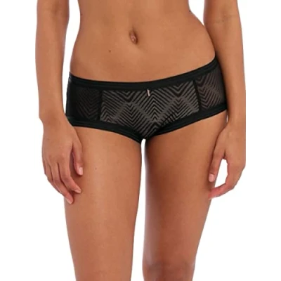 Image of Freya Women&#039;s Tailored Hipster Short Brief Bikini Style Underwear, Black, Medium