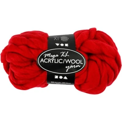 Image of Creativ XL Giant Yarn, Dark red, One Size