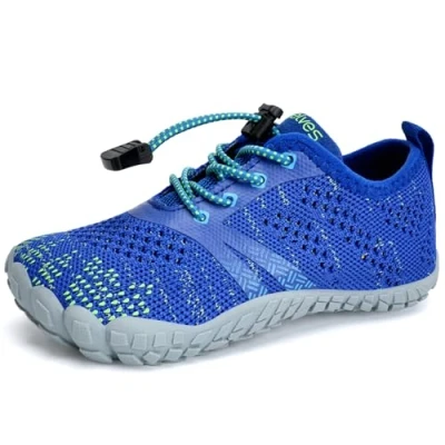 Image of Water Shoes Barefoot Kids Boys Toddlers Aqua Swimming Wet Reef for Beach Pool Sport Non Slip Quick Drying（Blue 31）