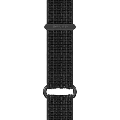 Image of Polar wristband hook&amp;loop, black, size S/M, 22 mm