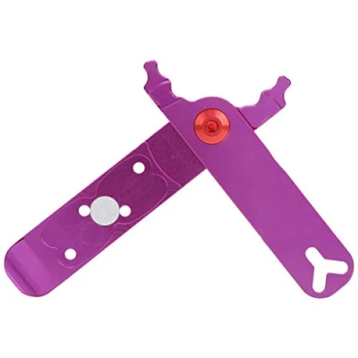 Image of Keenso Bicycle Master Link Pliers, Aluminum Alloy Chain Pliers Bike Remover Removal Tool(purple) Bicycles and Spare Parts
