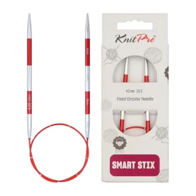 Image of KnitPro KP42049 Knitting Pins: Circular, Red, 40cm x 4mm