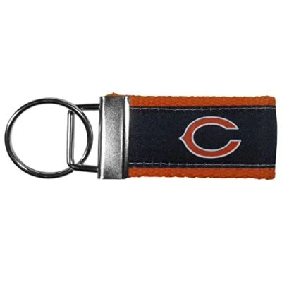 Image of Siskiyou Sports NFL Chicago Bears Woven Key Chain, One Size, Team Colors
