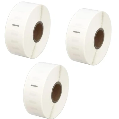 Image of 11352 S0722520 25mm x 54mm Address Label Rolls (500 Labels per Roll) Compatible with Dymo LabelWriter &amp; Seiko Printers (3)