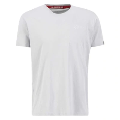 Image of Alpha Industries Men&#039;s Air Force T Shirt, Pastel Grey, L