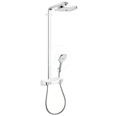 Image of hansgrohe Croma 100 shower holder set Mono with hose 125 cm