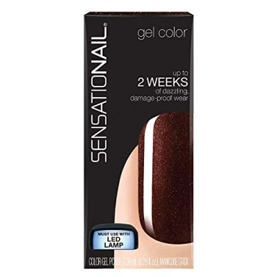 Image of Sensationail 7.39Ml Original Nail Polish Gel Espresso Bean
