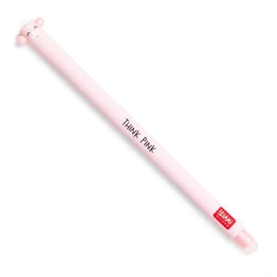 Image of Legami Erasable Gel Pen, Thermosensitive Ink, 0.7 mm Tip Diameter, 15 cm Length, Pink Ink