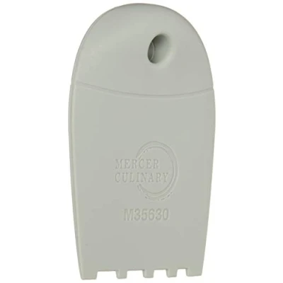 Image of Mercer Culinary M35630 Graduated Square Notch Silicone Plating Wedge, Brown