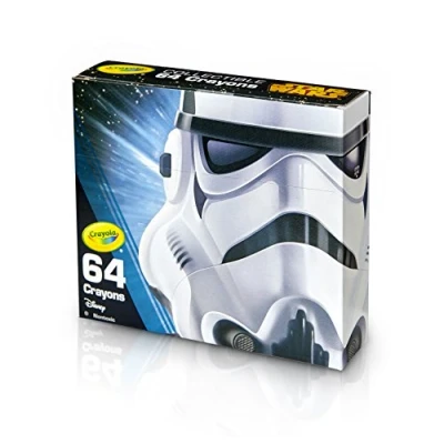 Image of Crayola Stormtrooper Star Wars 64 Crayon Set