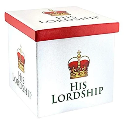 Image of Leonardo His Lordship Folding Storage Box, Multi, 38x38x38 cm