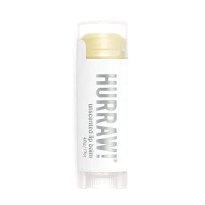 Image of Hurraw! Unscented Lip Balm: Organic, Certified Vegan, Cruelty and Gluten Free. Non GMO, 100% Natural Ingredients. Bee, Shea, Soy Palm Made in USA