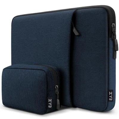 Image of ZYB Laptop Sleeve 13,3 Inch,Waterproof Case for MacBook Air 13 13.6 Inch M3 M2 M1 2024 2022 2020 2017,MacBook Pro 13/14 2023 2012,13,3&quot; Surface HP Blue