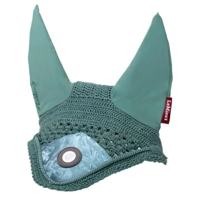Image of LeMieux Glace Fly Hood Sage Extra Large