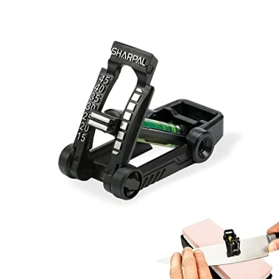 Image of SHARPAL 194H Whetstone Knife Blade Sharpener Sharpening Stone Angle Guide, Chisel/Plane Iron Edge Finder, Trainer (Angle from 15 to 45)