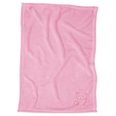 Image of Playshoes 75 Xx 100cm Soft Embroidered Fleece Blanket (Pink)