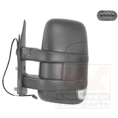 Image of 3800401, 3801926, 3801928, 504150526, 504369910 Wing mirror VAN WEZEL 2815801 IVECO: DAILY 4