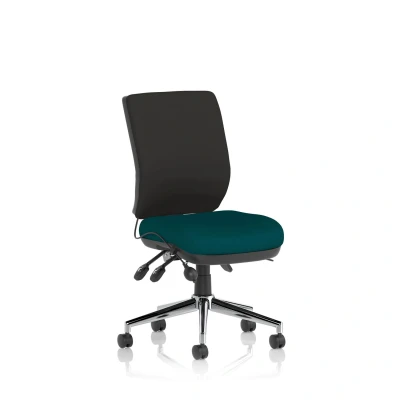Image of Chiro Medium Back Bespoke Colour Seat Maringa Teal No Arms