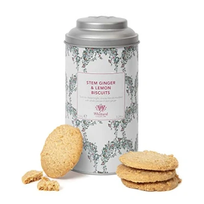 Image of Whittard Stem Ginger &amp; Lemon Biscuits 150g