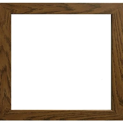 Image of CONVENIENT2YOU LTD 12&quot;x12&quot; Dark Oak Wood Effect Photo Frame, Poster size Picture Frames For Wall Mount