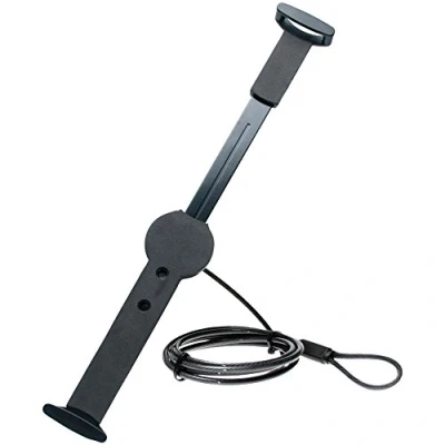 Image of CTA Digital Anti Theft Grip for iPad and Tablets, Adjustable, Rotates 360 Degrees, Secure Holder