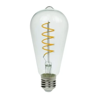 Image of Pro Lite ST64/FILDIM/4W/ES/WW 4w Spiral LED ST64, dimmable, 1800K, E27, 250lm =25w