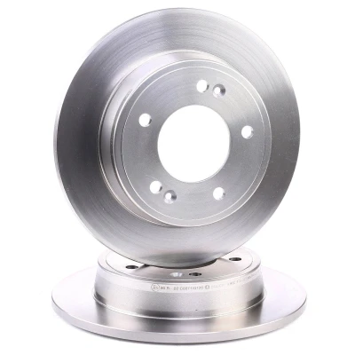 Image of BD1638, E190R02C03710126 Brake disc BOSCH 0 986 479 052 261,9mm 10mm 5 114,3mm solid Oiled KIA: cee‘d II Hatchback, Sportswagon