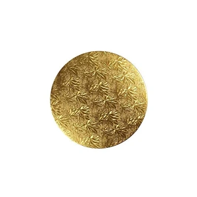 Image of Culpitt 16&quot; (406mm) Cake Board Round Gold Fern single