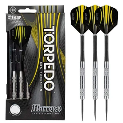 Image of Harrows Torpedo Tungsten Steeltip Dart Silver, 27g