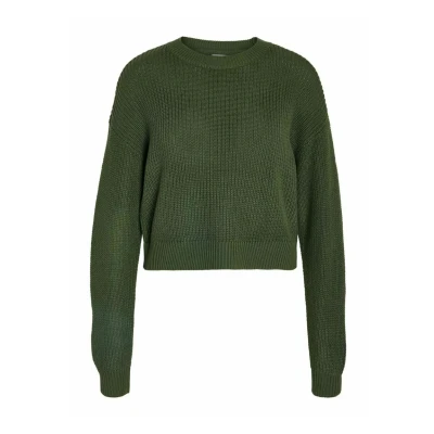 Image of Noisy May Nmmaysa Oneck Jumper, Women&#039;s, Size: 8, Kombu green