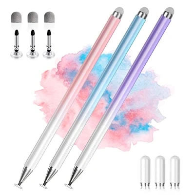 Image of MEKO Stylus Pens for iPad 2018 2025, 13 Minutes Fast Charging Pencil with Palm Rejection, Tilt Sensitivity, Compatible i Pad Air 3 5/11&quot;/13&quot;, Mini 5/6, 6 11, Pro 11&quot;/12.9&quot;/13&quot; (White)