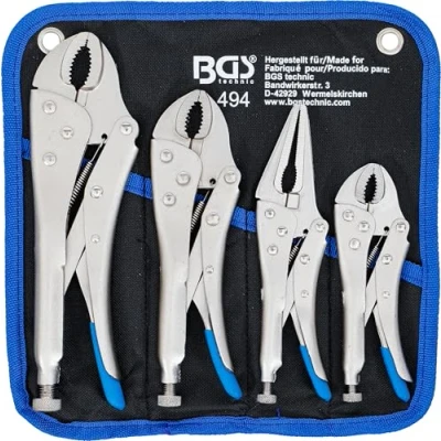 Image of BGS 494 Locking Grip Pliers Set 4 pcs.