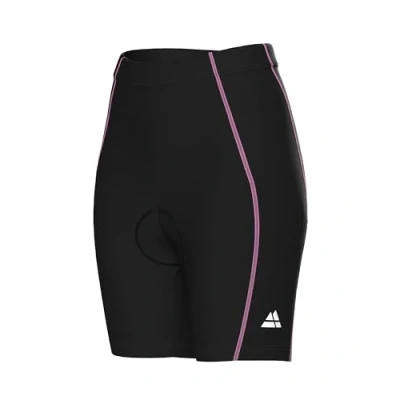 Image of DANISH ENDURANCE Padded Cycling Shorts, High Waisted, Mountain Bike Gear, for Women, Black/Pink, L