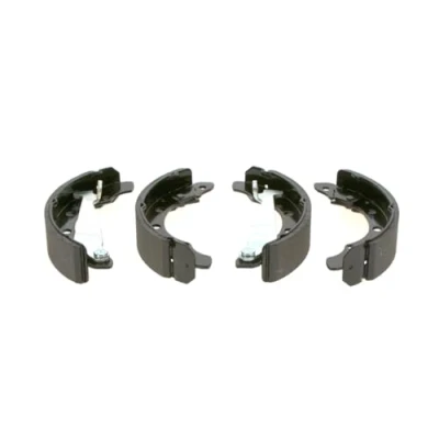Image of 443609525, 443609526, 443609527, 443609528, 811609525E Brake Shoes BOSCH 0 986 487 536 200mm 40mm VOLKSWAGEN: Passat B2 Hatchback, AUDI: 80